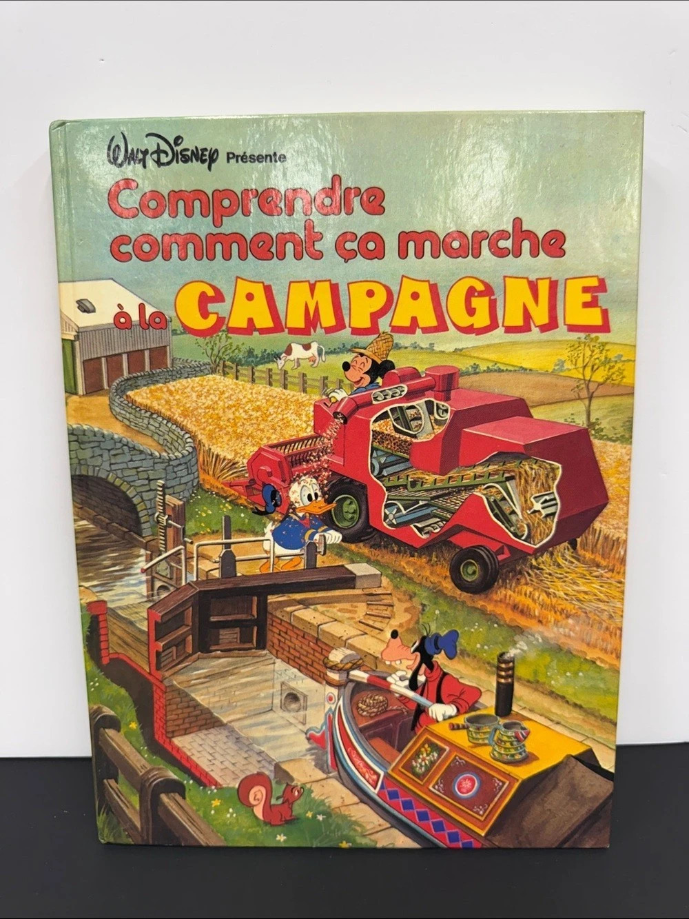 Disney Comprendre comment ça marche à la campagne Illustrated Book in Red &